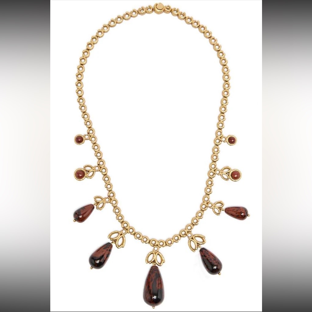 New $550 Zimmermann 14kt. Gold-Plated Charm Necklace